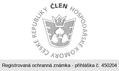 ČLEN HOSPODÁŘSKÉ KOMORY ČESKÉ REPUBLIKY