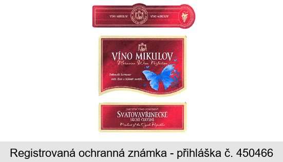 VÍNO MIKULOV Moravia Wine Perfection SVATOVAVŘINECKÉ