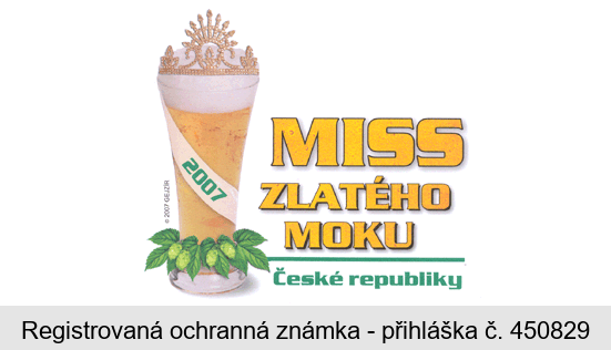 MISS ZLATÉHO MOKU České republiky 2007