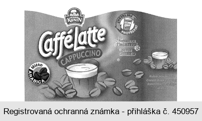 MLÉKÁRNA KUNÍN Caffé Latte CAPPUCCINO