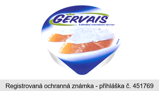 GERVAIS Lahodný tvarohový sýr/syr