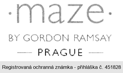 maze BY GORDON RAMSAY PRAGUE