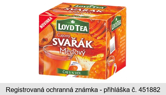 LOYD TEA Čajový SVAŘÁK Medový