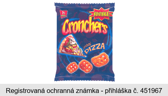 Cronchers s příchutí PIZZA