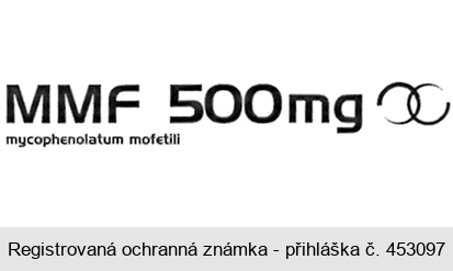 MMF 500 mg mycophenolatum mofetili
