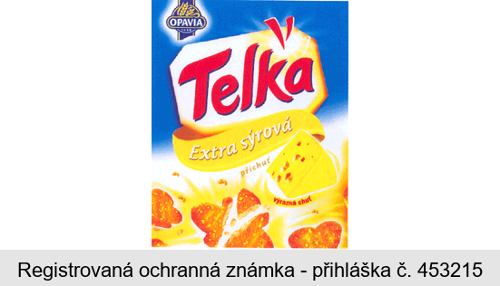 OPAVIA Telka Extra sýrová příchuť výrazná chuť