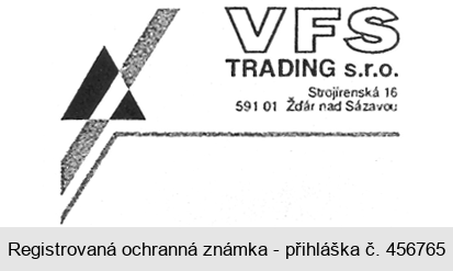 VFS TRADING s.r.o. Strojírenská 16  591 01 Žďár nad Sázavou