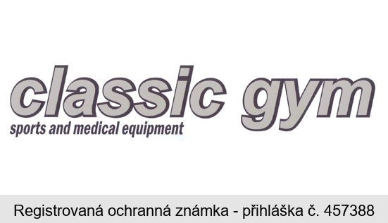 classic gym sports and medical equipment