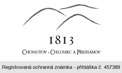 1813 CHOMUTOV . CHLUMEC A PŘESTANOV