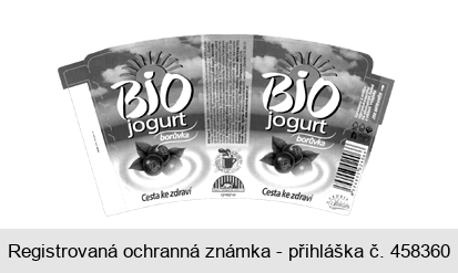 Bio jogurt borůvka Cesta ke zdraví mlékárna VALAŠSKÉ MEZIŘÍČÍ výrobek z Valašska