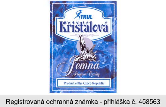 TRUL Křišťálová Jemná Premium Quality Product of the Czech Republic