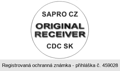 SAPRO CZ ORIGINAL RECEIVER CDC SK