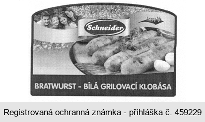 Schneider BRATWURST - BÍLÁ GRILOVACÍ KLOBÁSA