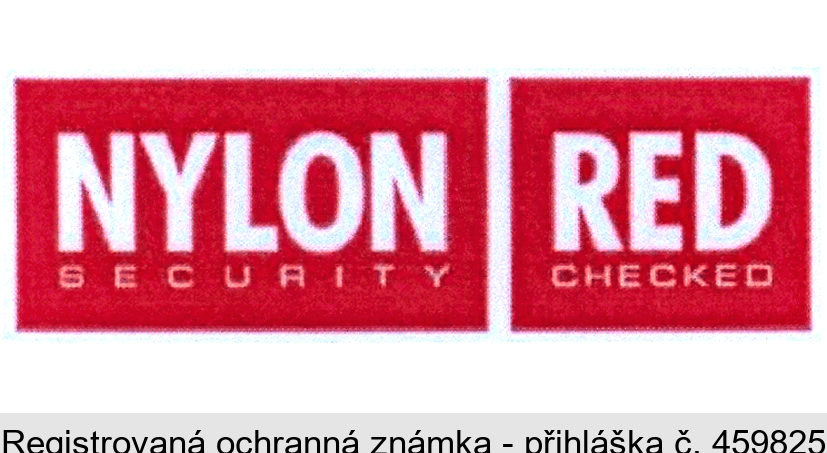 NYLON SECURITY RED CHECKED
