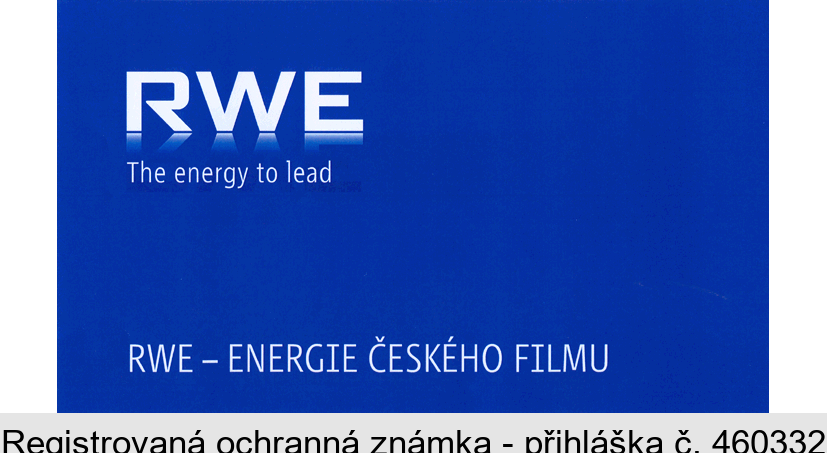 RWE The energy to lead RWE - ENERGIE ČESKÉHO FILMU