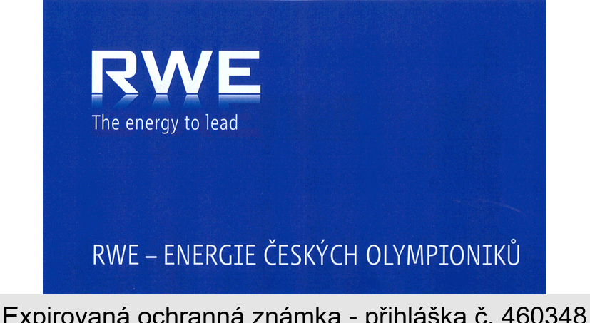 RWE The energy to lead RWE - ENERGIE ČESKÝCH OLYMPIONIKŮ