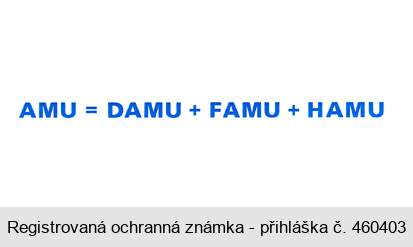 AMU = DAMU + FAMU + HAMU