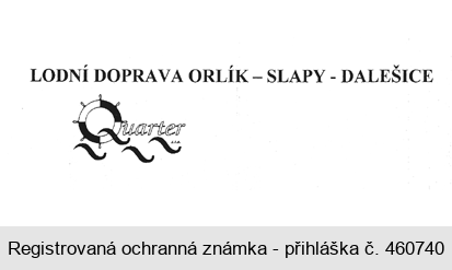 LODNÍ DOPRAVA ORLÍK - SLAPY - DALEŠICE Quarter s.r.o.