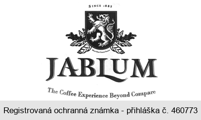 JABLUM The Coffee Experience Beyond Compare SINCE 1885