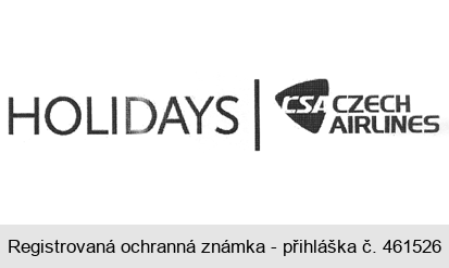 HOLIDAYS CSA CZECH AIRLINES