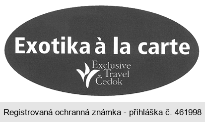 Exotika a la carte Exclusive Travel Čedok