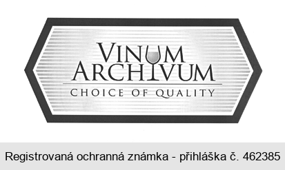Vinum Archivum CHOICE OF QUALITY