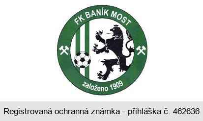 FK BANÍK MOST založeno 1909