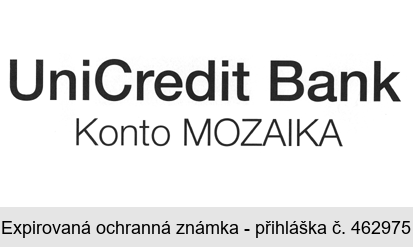 UniCredit Bank Konto MOZAIKA