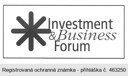 Investment & Business Forum