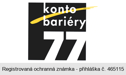 konto bariéry 77