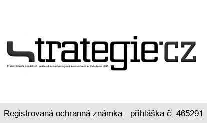 strategie.cz První týdeník o médiích, reklamě a marketingové komunikaci. Založeno 1993