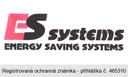 ES SYSTEMS ENERGY SAVING SYSTEMS