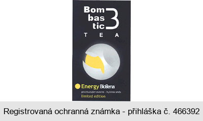 Bom bas tic TEA Energy Biogena povzbuzující ovocno - bylinná směs limited edition