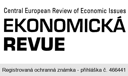 Central European Review of Economic Issues EKONOMICKÁ REVUE
