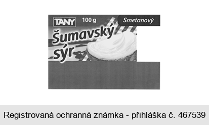 TANY Šumavský sýr Smetanový