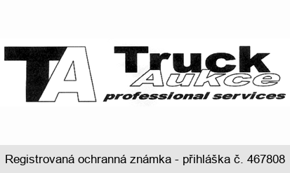 TA Truck Aukce professional services