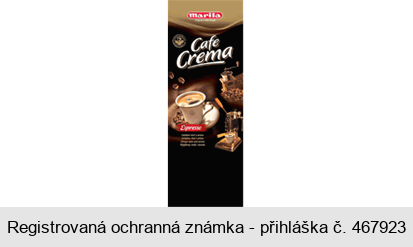 Marila Original Coffee Brand Cafe Crema Espresso