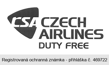 ČSA CZECH AIRLINES DUTY FREE