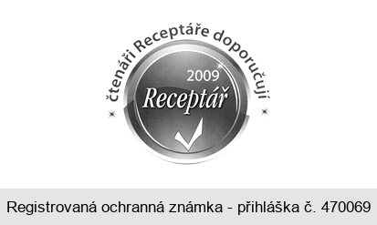 čtenáři Receptáře doporučují Receptář 2009