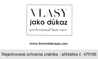 VLASY jako důkaz professional hair care www.kenvelobeauty.com