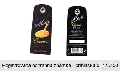 M Missis Caramel Cream 0,5 l Alc.17% vol.