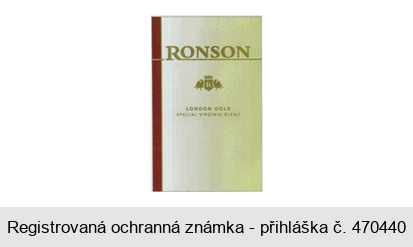 RONSON R LONDON GOLD SPECIAL VIRGINIA BLEND