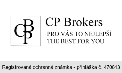 CPB CP Brokers PRO VÁS TO NEJLEPŠÍ THE BEST FOR YOU