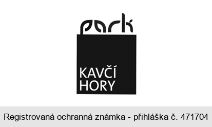 park KAVČÍ HORY