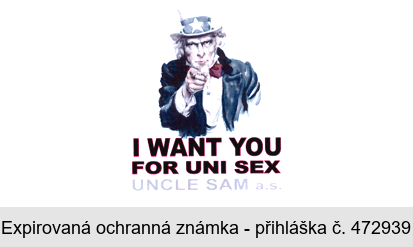 I WANT YOU FOR UNI SEX UNCLE SAM a.s.