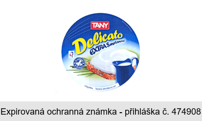 TANY Delicato EXTRA Smetanové Tavený lahůdkový sýr to nejlepší ze Šumavy a KLASA