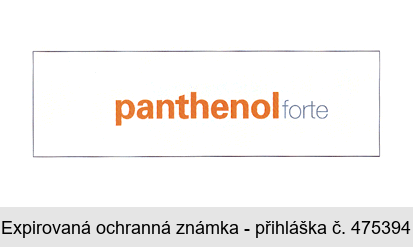 panthenol forte