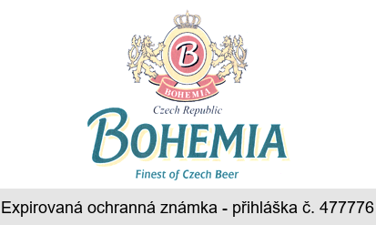 B BOHEMIA Czech Republic BOHEMIA Finest of Czech Beer