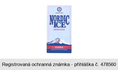 ORIGINAL SPIRIT NORDIC ICE FINEST QUALITY VODKA DRINK COLD WITH YOUR FRIENDS