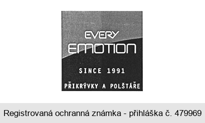 EVERY EMOTION SINCE 1991 PŘIKRÝVKY A POLŠTÁŘE